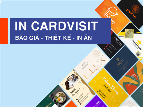 In Cardvisit, In Namcard, In Danh thiếp tại dĩ an