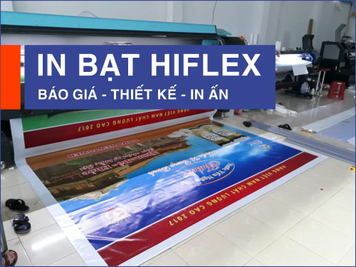 In bạt hiflex tại dĩ an, bình dương
