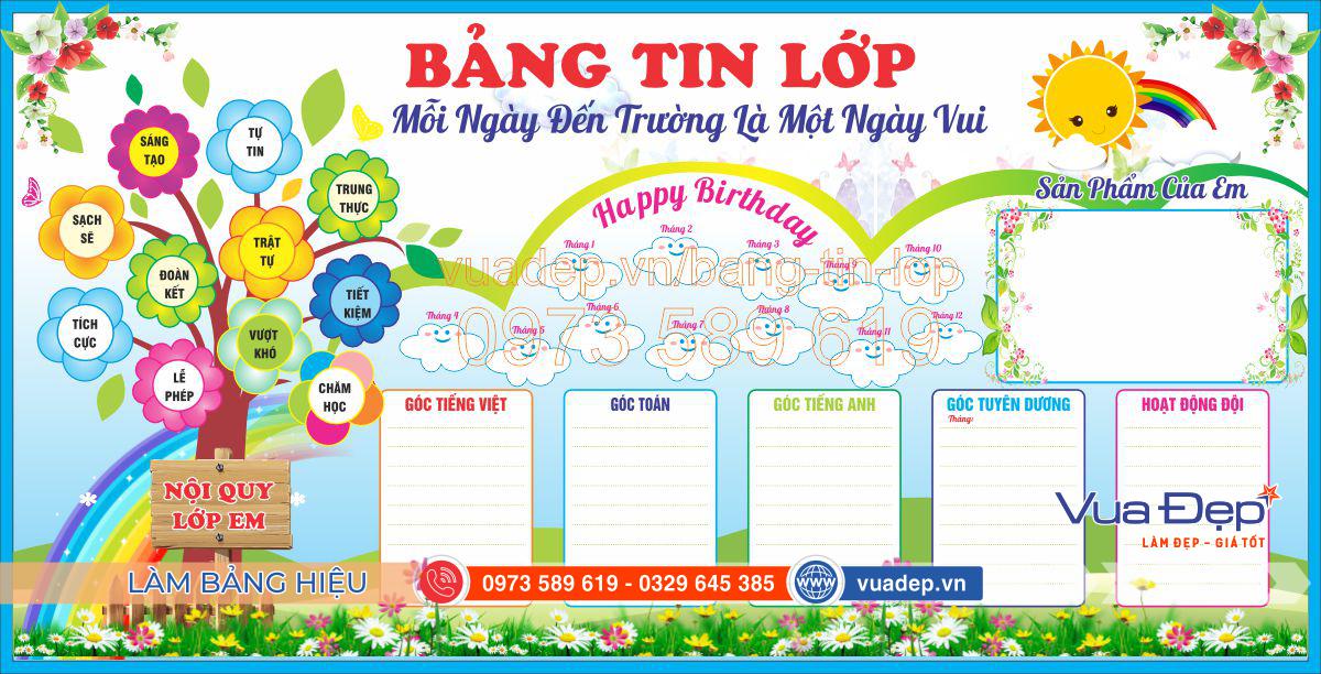 Bảng tin lớp 03