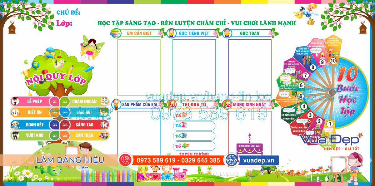 Bảng tin lớp 10