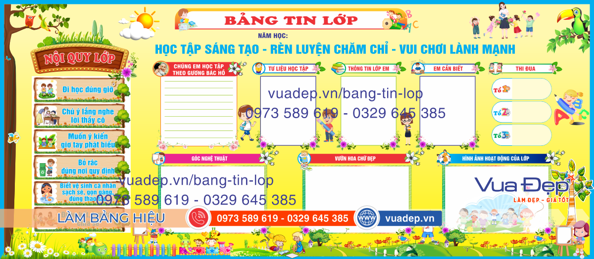 bảng tin lớp 23