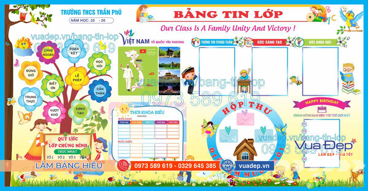 Bảng tin lớp 02