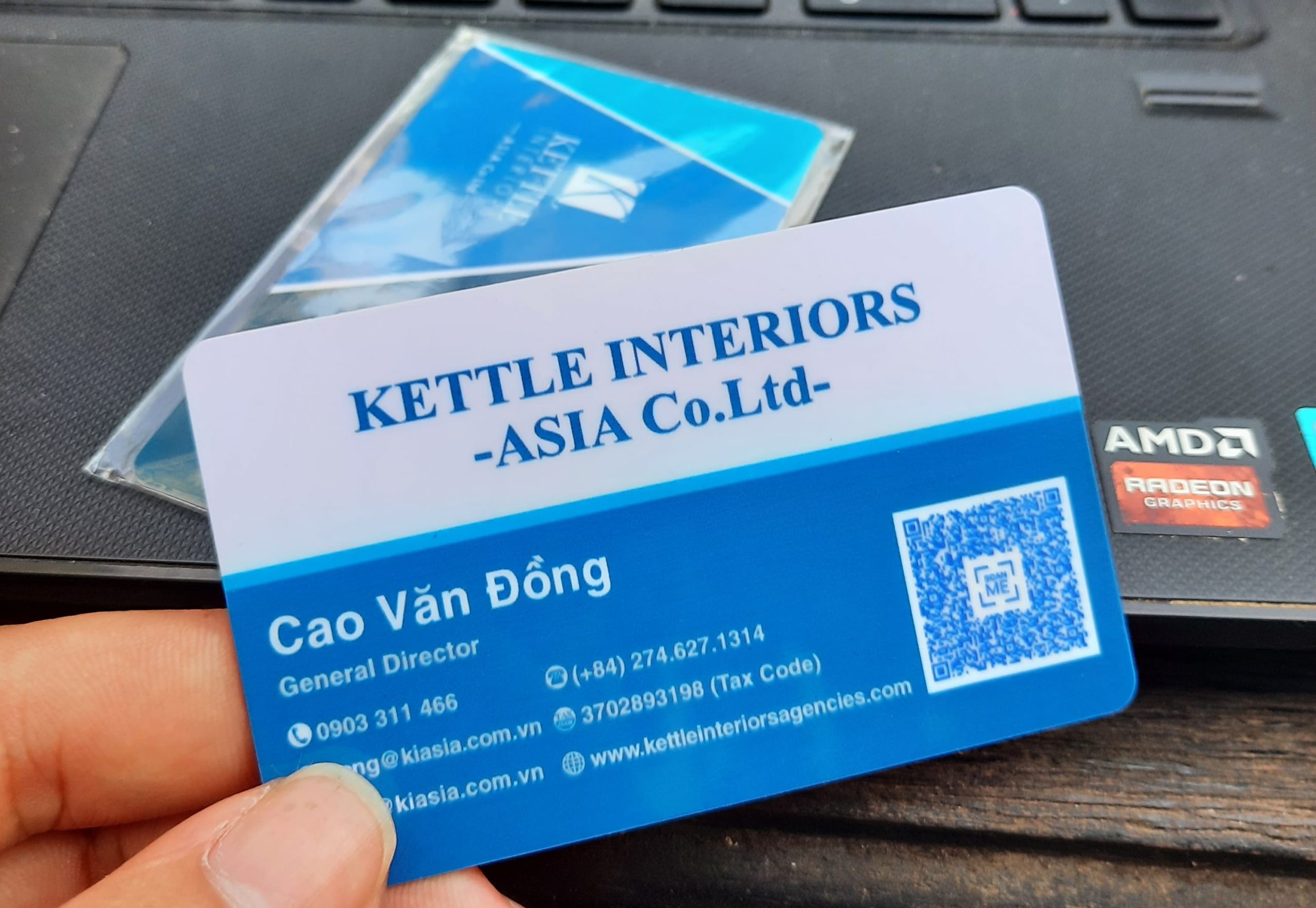 In Card visit nhựa