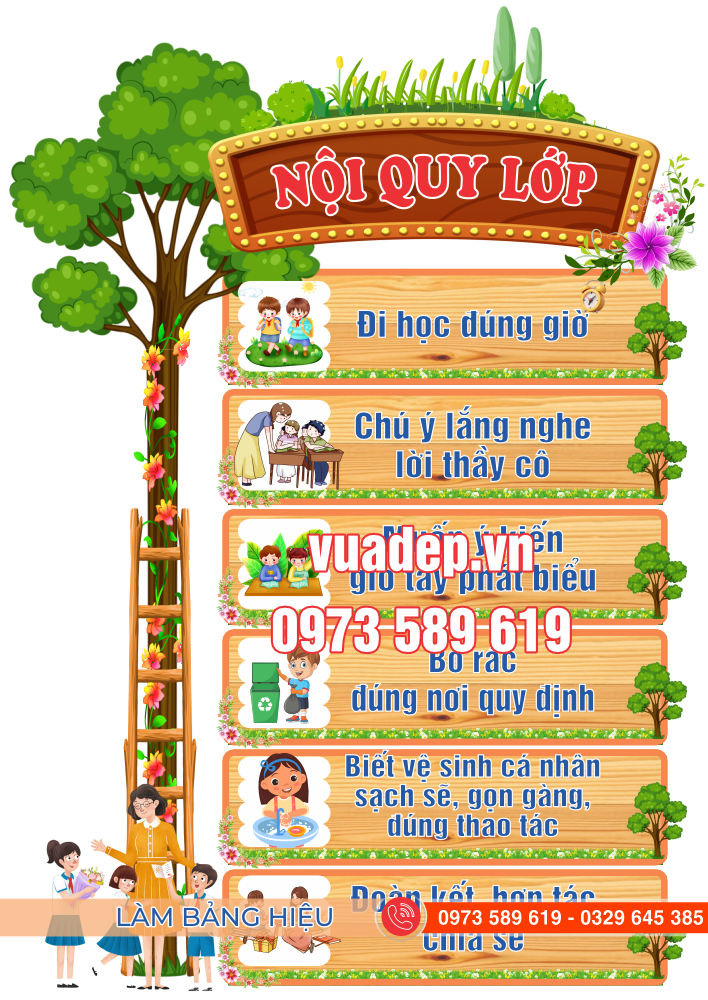 nội quy lớp đẹp