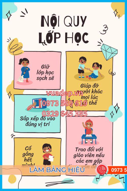 nội quy lớp học