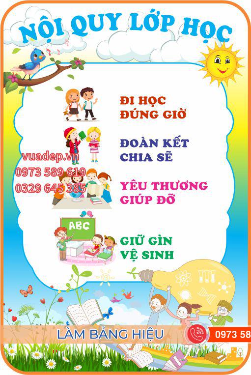 Nội quy lớp tiểu học
