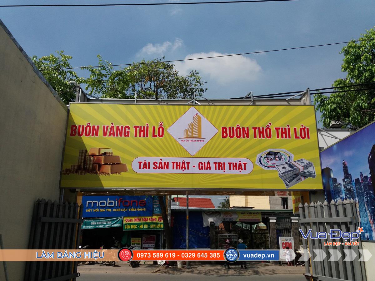 bảng bạt hiflex bds tại thuận an 