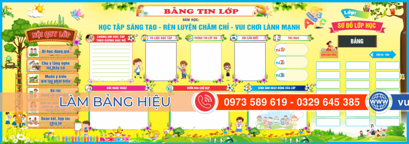 Bảng tin lớp 25