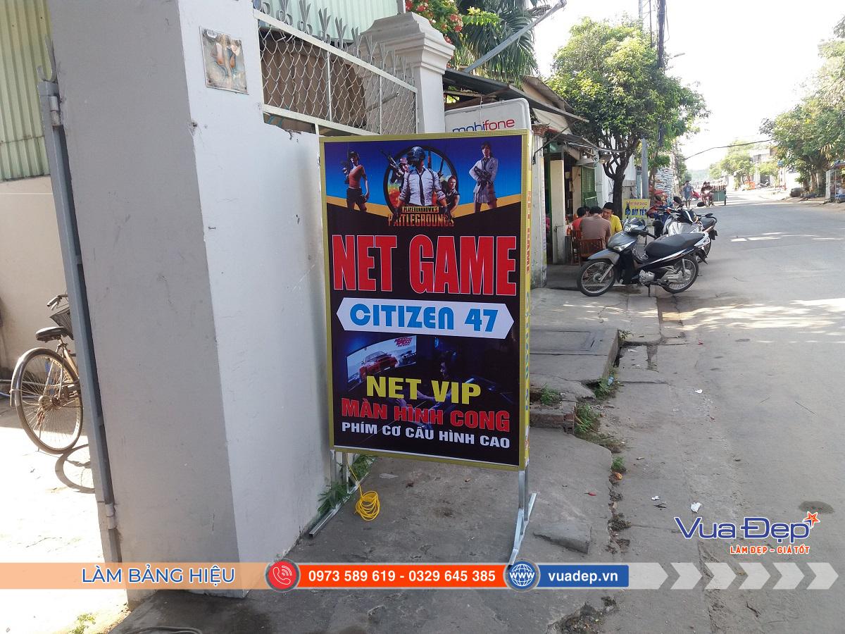 Bảng đứng hộp đèn bạt hiflex