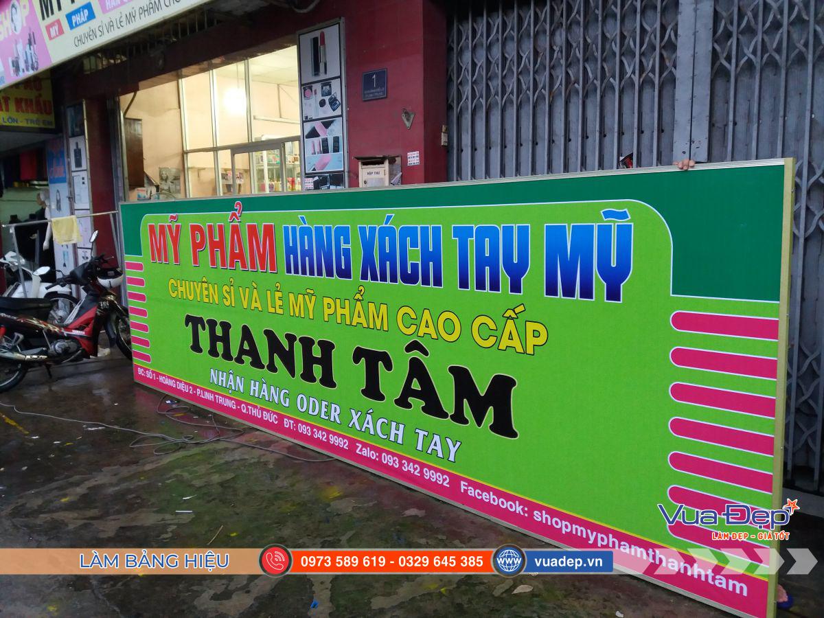 bạt hiflex mỹ phẩm