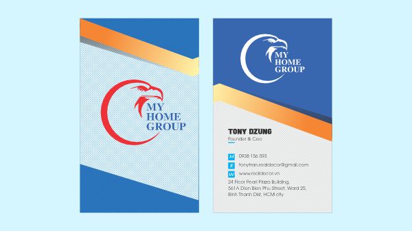 Mẫu card visit bất động sản đẹp