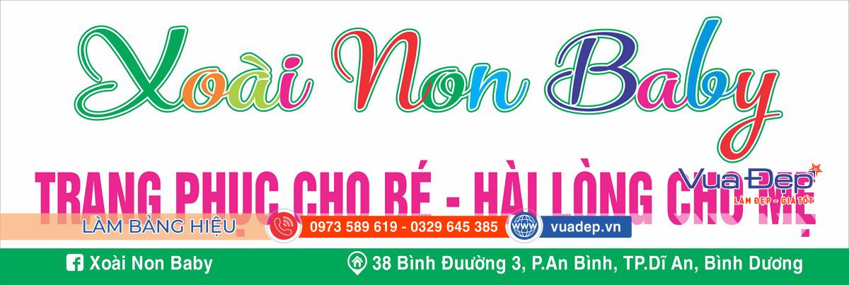 thiết kế bảng hiệu in bạt hiflex tại dĩ an, bình dương