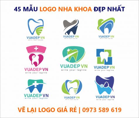 45 mẫu Logo nha khoa đẹp nhất